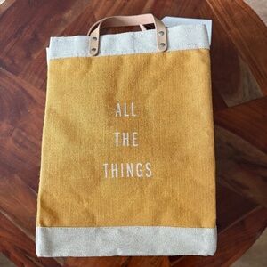 Apolis Global Market / Shopper tote in bright yellow - NEW